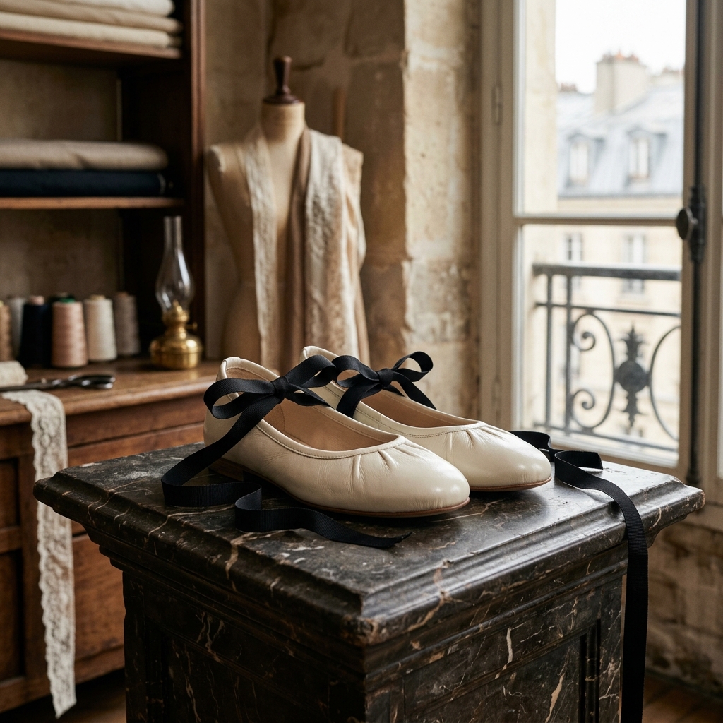 Ribbon Ballet Flat
